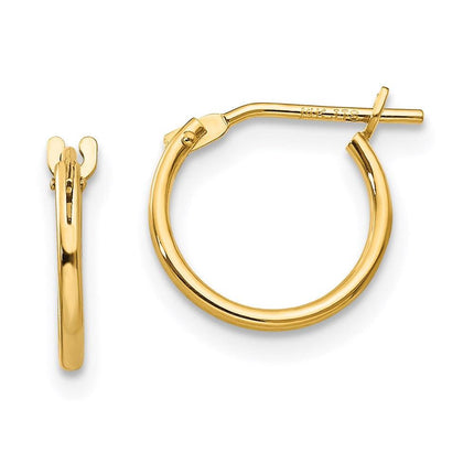 Madi K Kid's 14k  1mm Hoop Earrings ,
