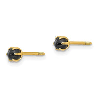Madi K Kid's 14k 3mm Onyx Post Earrings ,