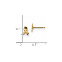 Madi K Kid's 14k Awareness Ribbon Post Earrings ,