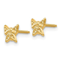 Madi K Kid's 14k Butterfly Screwback Earrings ,