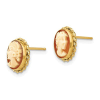 Madi K Kid's 14k Cameo Post Earrings ,