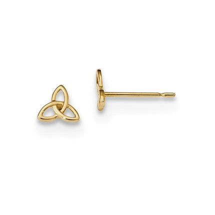 Madi K Kid's 14k Celtic Knot Post Earrings ,