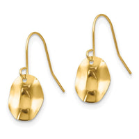 Madi K Kid's 14k Circle Hammered Dangle Earrings ,