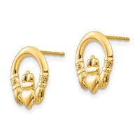 Madi K Kid's 14k  Claddagh Post Earrings ,