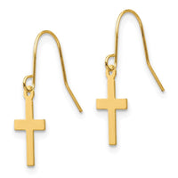 Madi K Kid's 14k Cross Dangle Earrings ,