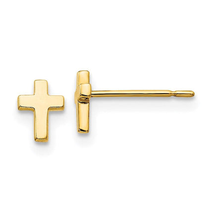 Madi K Kid's 14k Cross Post Earrings ,