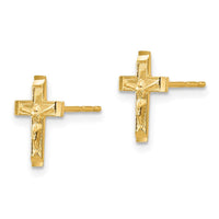 Madi K Kid's 14k Crucifix Post Earrings ,