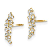 Madi K Kid's 14k CZ Cluster Post Earrings ,