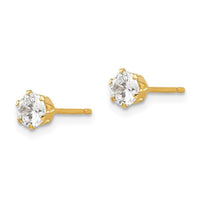 Madi K Kid's 14k CZ Stud Post Earrings ,