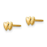 Madi K Kid's 14k Double Heart Earrings ,