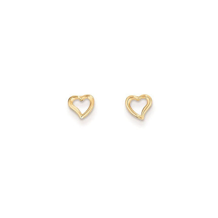 Madi K Kid's 14k Double Heart Post Earrings ,