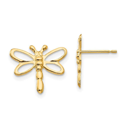 Madi K Kid's 14k Dragonfly Post Earrings ,