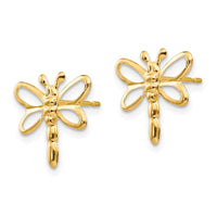 Madi K Kid's 14k Dragonfly Post Earrings ,