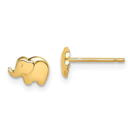 Madi K Kid's 14k Elephant Post Earrings ,