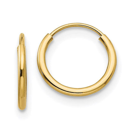Madi K Kid's 14k  Endless Hoop Earrings ,