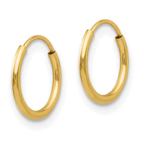 Madi K Kid's 14k  Endless Hoop Earrings ,