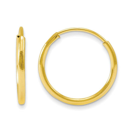 Madi K Kid's 14k Endless Hoop Earrings ,