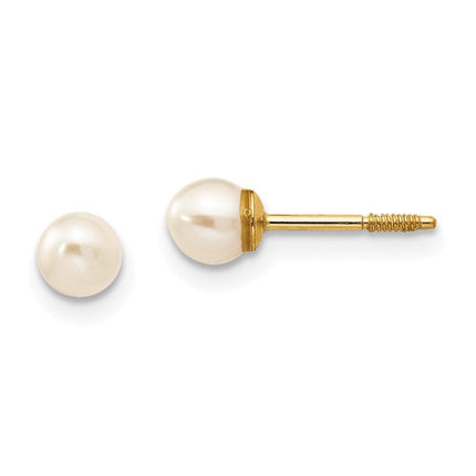 Madi K Kid's 14k  FW Cultured Pearl Earrings ,