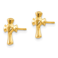 Madi K Kid's 14k Heart Cross Post Earrings ,