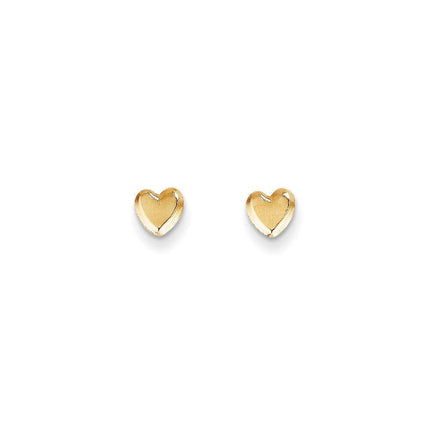 Madi K Kid's 14k Heart Post Earrings ,