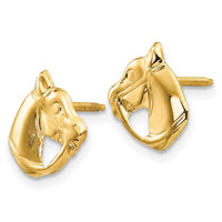 Madi K Kid's 14k Horse Head Earrings ,