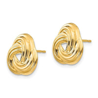 Madi K Kid's 14k Love Knot Post Earrings ,