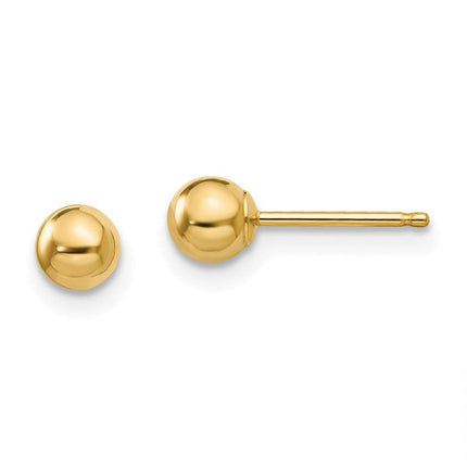 Madi K Kid's 14k Polished 4mm Ball Post Earrings ,