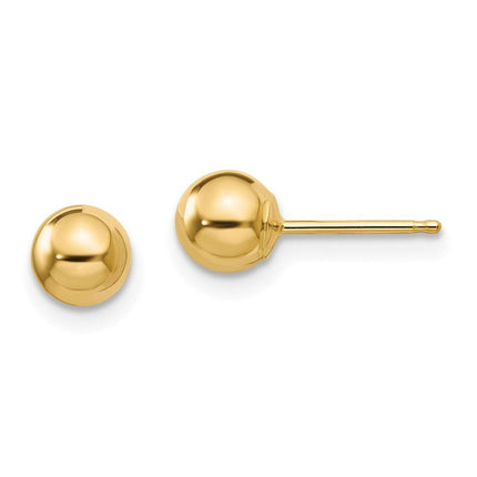 Madi K Kid's 14k Polished 5mm Ball Post Earrings ,