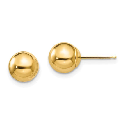 Madi K Kid's 14k Polished 7mm Ball Post Earrings ,