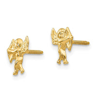Madi K Kid's 14k Polished Cupid Screwback Earrings ,
