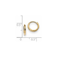 Madi K Kid's 14k Polished Hinged Hoop Earrings ,
