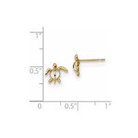 Madi K Kid's 14k Sea Turtle Post Earrings ,
