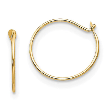 Madi K Kid's 14k  Sm. Endless Hoop Earrings ,