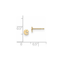 Madi K Kid's 14k Star and Moon Post Earrings ,