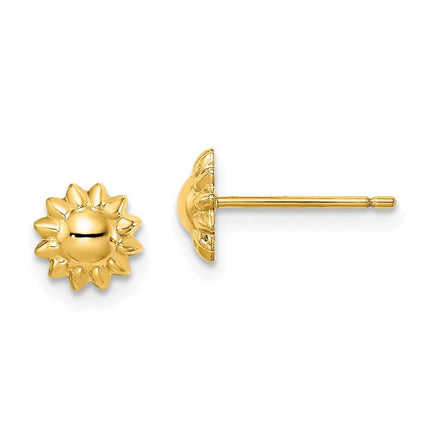 Madi K Kid's 14k Sunflower Post Earrings ,