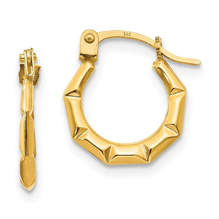Madi K Kid's 14k Tiny Hollow Hoop Earrings ,
