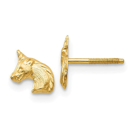 Madi K Kid's 14k Unicorn Post Earrings ,