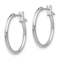 Madi K Kid's 14k White Gold 1.25mm Hoop Earrings ,