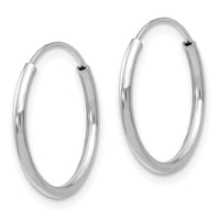 Madi K Kid's 14k White Gold Endless Hoop Earrings ,