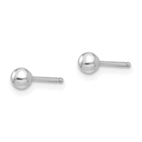 Madi K Kid's 14k White Gold Polished 3mm Ball Post Earrings ,