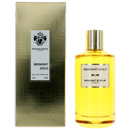 Mancera Unisex Eau De Parfum Spray - Midnight Gold Fascinating Fragrance Notes, 4 oz ,