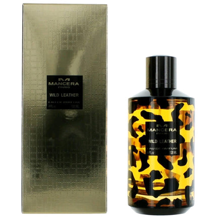 Mancera Unisex Eau De Parfum Spray - Wild Leather Sicilian Bergamot Top Note, 4 oz ,