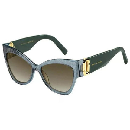 Marc Jacobs Marc Women's Sunglasses - Glitter Black and Green | 109S-048-54-16-140 ,
