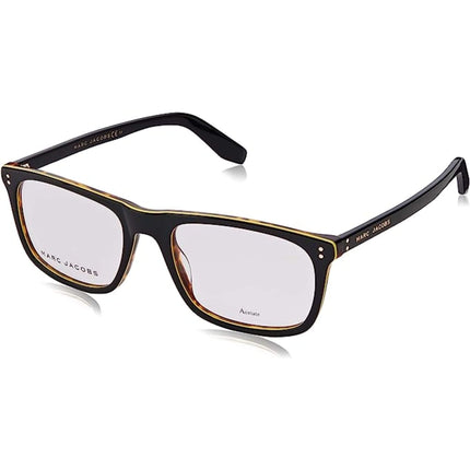 Marc Jacobs Men's Eyeglasses - Black Square Full-Rim Plastic Frame | MARC394 807 ,