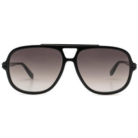 Marc Jacobs Men's Sunglasses - Black Pilot Frame Gradient Brown Lens | 468/S 807/HA ,
