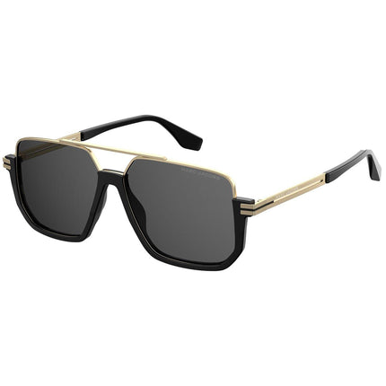 Marc Jacobs Men's Sunglasses - Pilot Black/Gold Metal/Acetate Frame | 413/S 2M2/IR ,