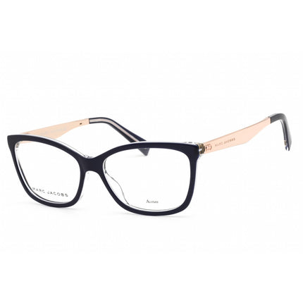 Marc Jacobs Unisex Eyeglasses - Clear Demo Lens Blue/Rose Acetate | Marc 206 0PJP 00 ,