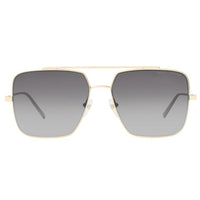 Marc Jacobs Unisex Sunglasses - Gold Pilot Full Rim Square Metal Frame | 486/S J5G/9O ,