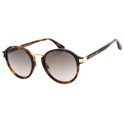 Marc Jacobs Unisex Sunglasses - Havana Gold Acetate Round Full Rim | 533/S 02IK HA ,