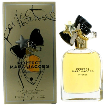Marc Jacobs Women's Eau De Parfum Spray - Perfect Intense Almond Heart Note, 3.3 oz ,